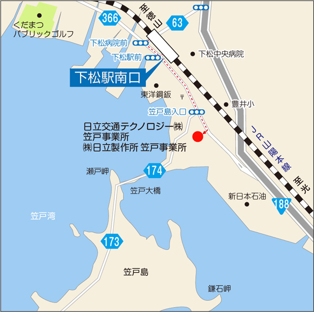 笠戸事業所地図